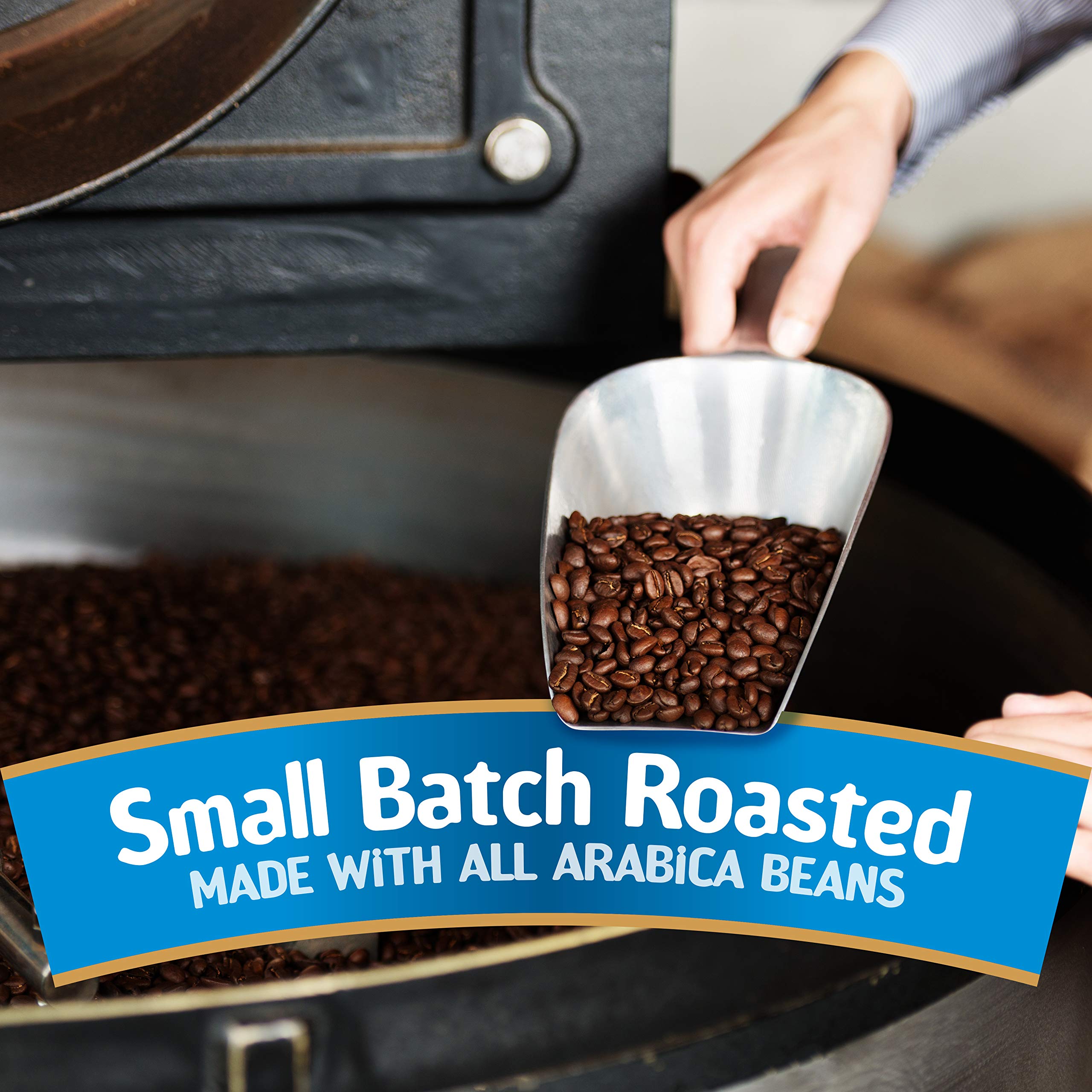 friendly's kitchen counter pod display evoking quick, flavorful coffee moments