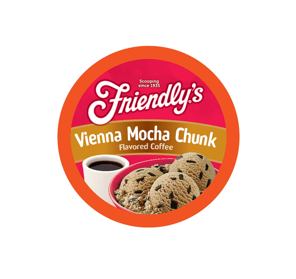 friendly's front packaging showing 40-count pods and product name advantage convenience