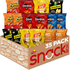 Frito-Lay front packaging showing 35-count variety for convenient sharing