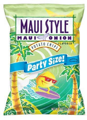 Frito Lay front-pack showing Maui Onion chips and bold crunchy appeal