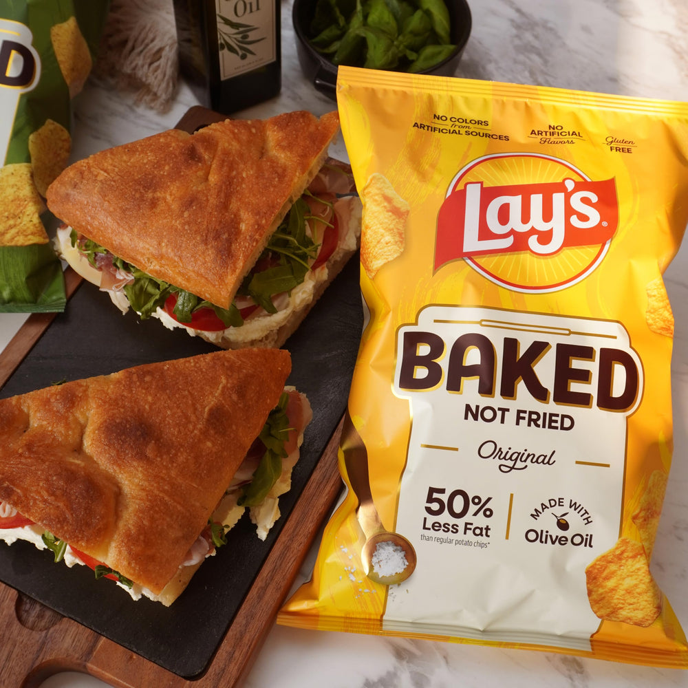 Frito-Lay assortment displayed on a table showing variety for gatherings and quick serving