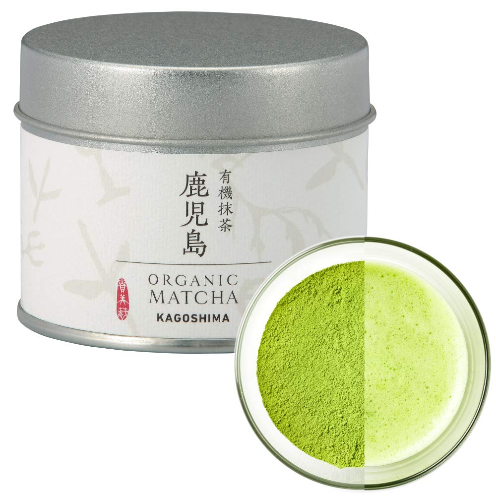 きみくら front packaging showing organic Kagoshima matcha and premium quality