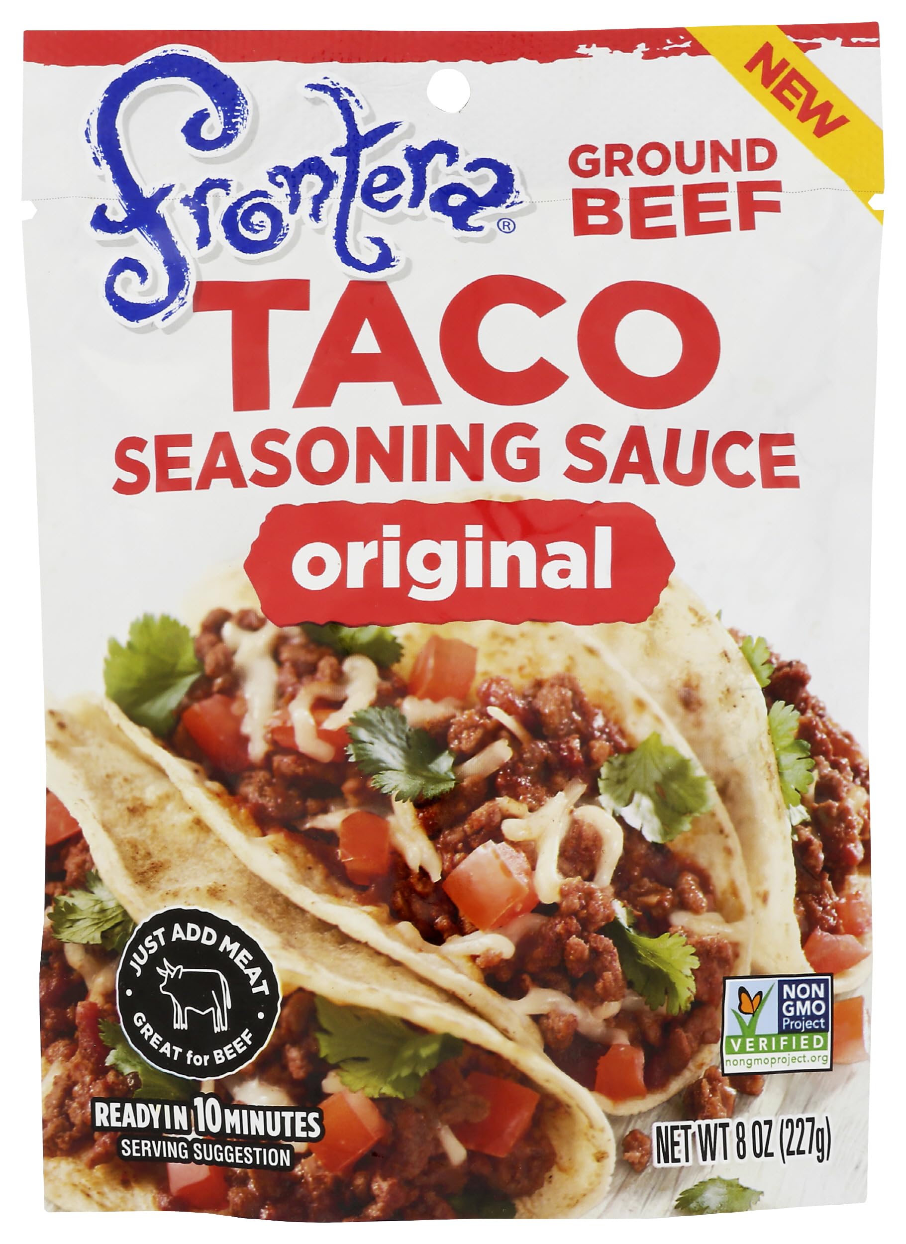 Frontera front bottle showing label and quick seasoning boost
