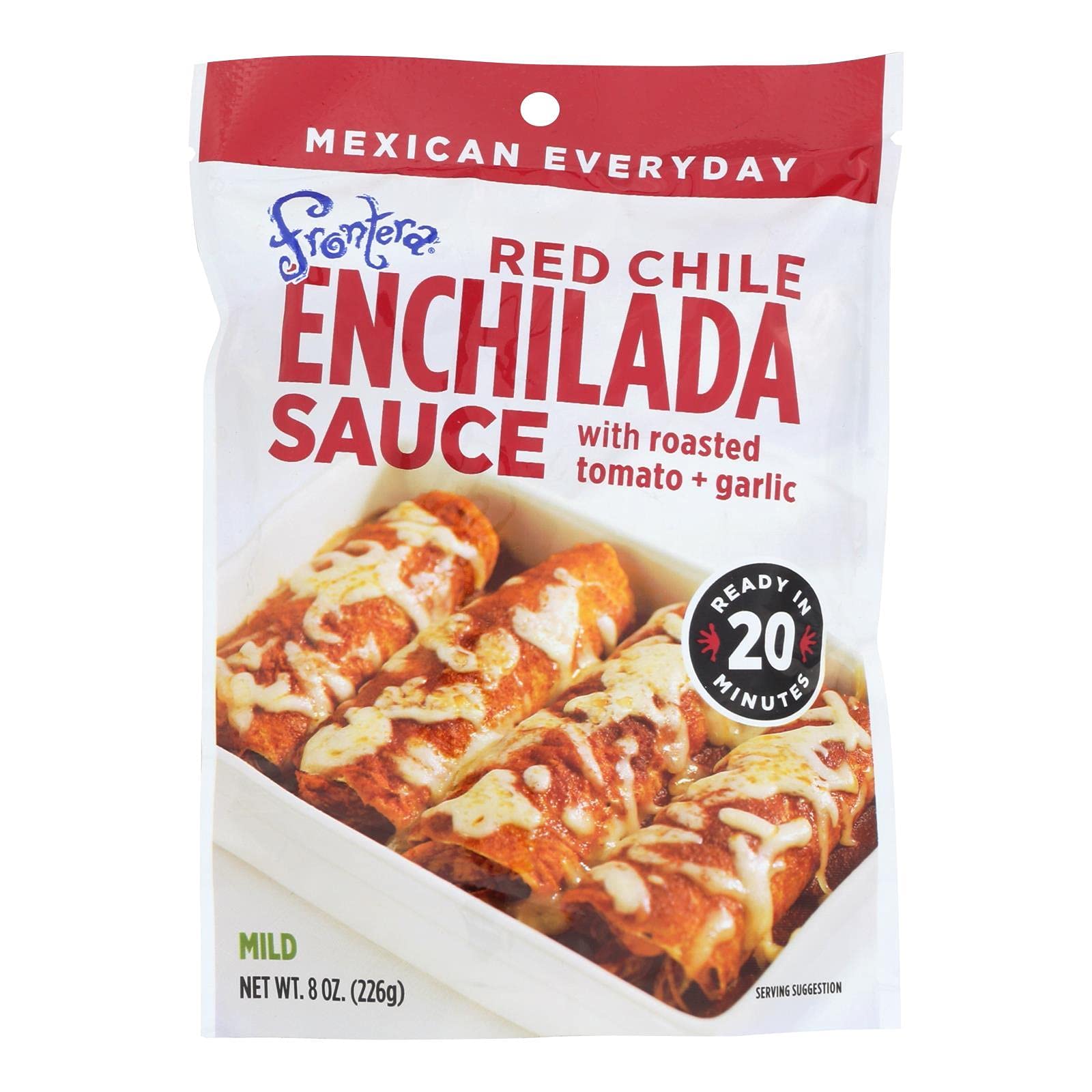 Frontera front label can showing branding and can details for easy identification