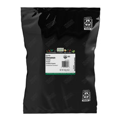 Frontier Co-op Korintje cinnamon front packaging showing size and organic label benefit