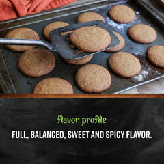Frontier Co-op Korintje cinnamon in bowl ready to scoop for recipes benefit