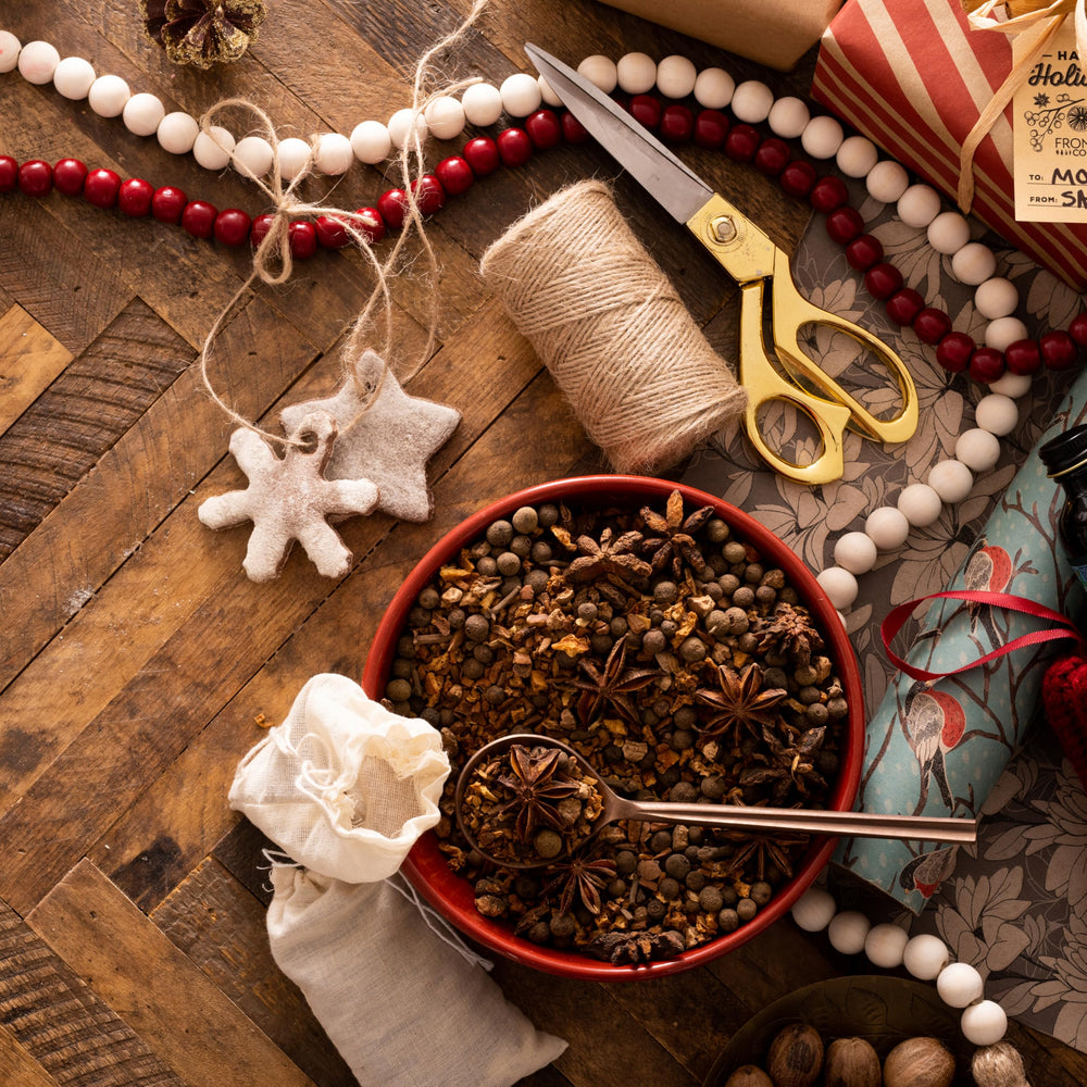 Baking scene using Frontier Co‑op allspice in dessert recipe highlighting warm flavor enhancement