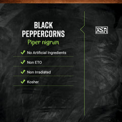 Frontier Co-op peppercorns in a peppermill demonstrating grindability