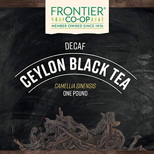 Frontier Co-op loose leaves close up showing broken orange pekoe texture and flavor