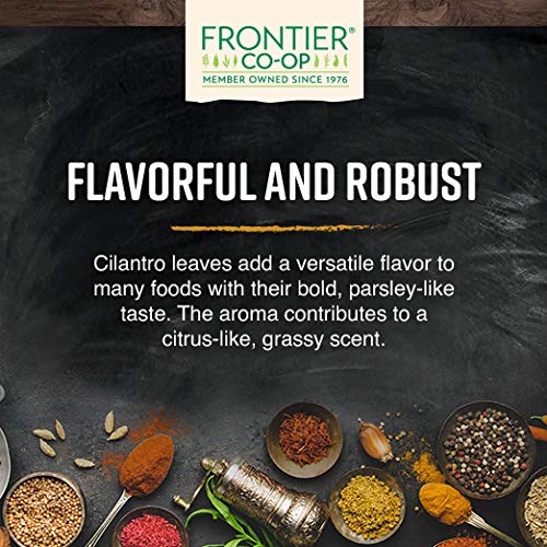 One-pound Frontier Co-op bag next to measuring cup to show scale and bulk value