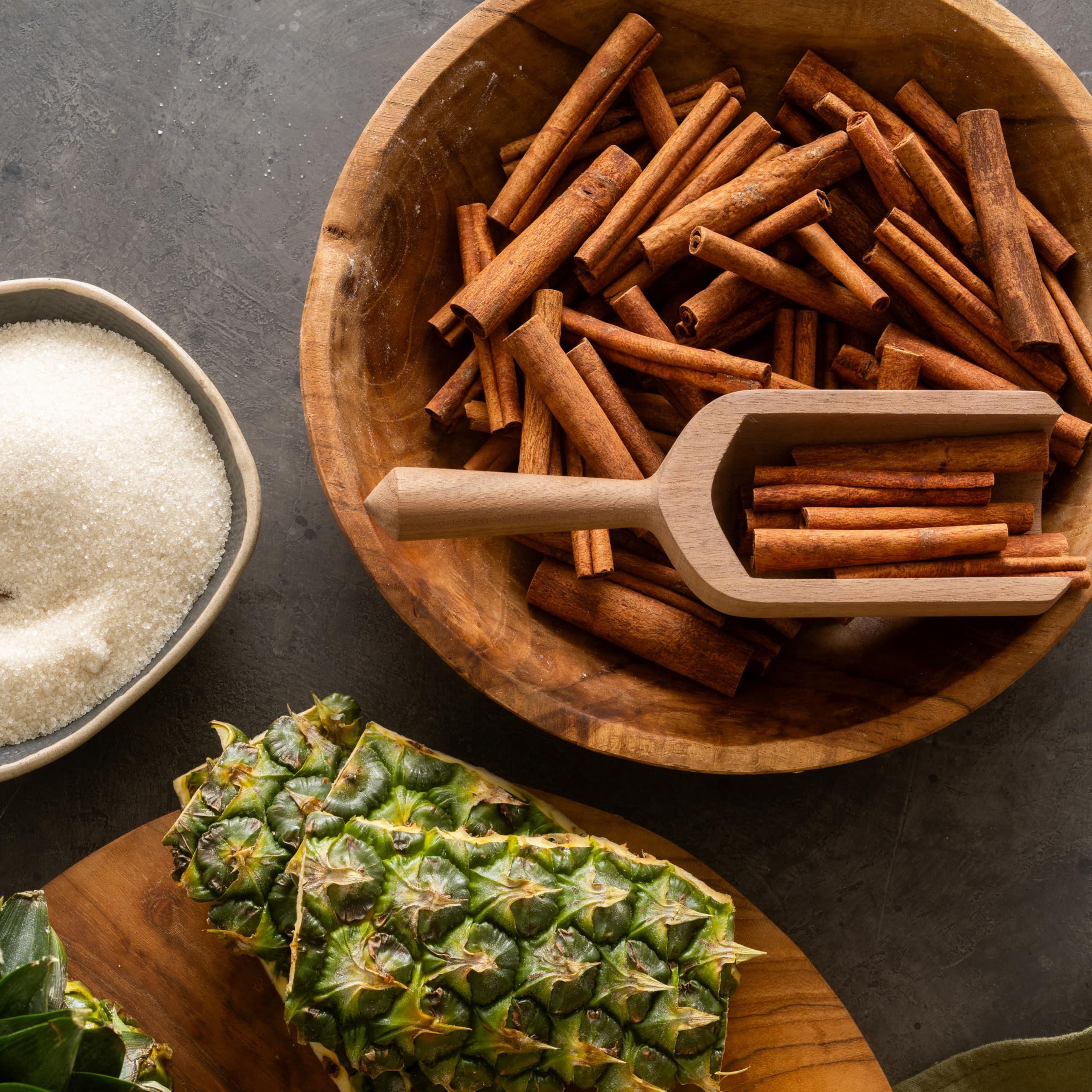 Frontier Co-op cinnamon sticks in potpourri bowl showing natural fragrance and décor use
