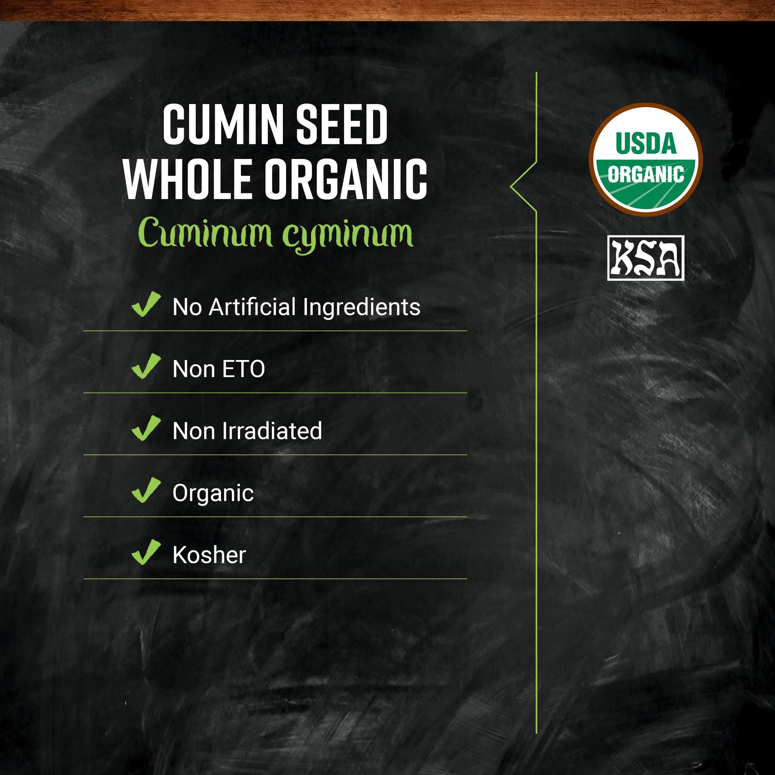 Frontier Co-op close-up of whole cumin seeds, reveals texture and freshness benefit