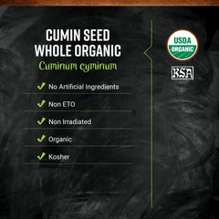 Frontier Co-op close-up of whole cumin seeds, reveals texture and freshness benefit