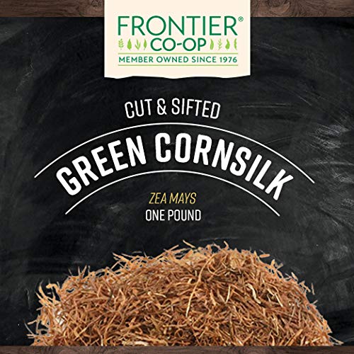 Frontier Co-op cornsilk open pouch highlighting resealable bag for freshness