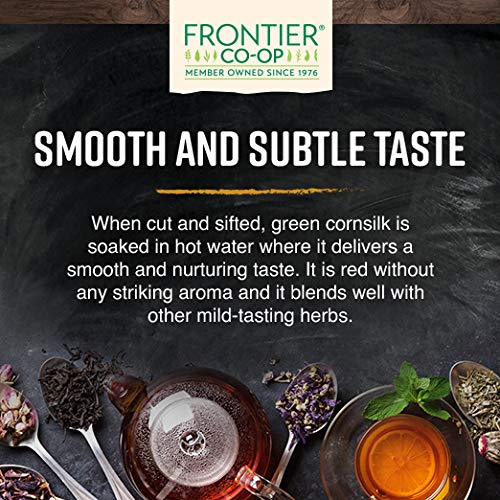 Frontier Co-op cornsilk added to soup pot showing culinary use and infusion