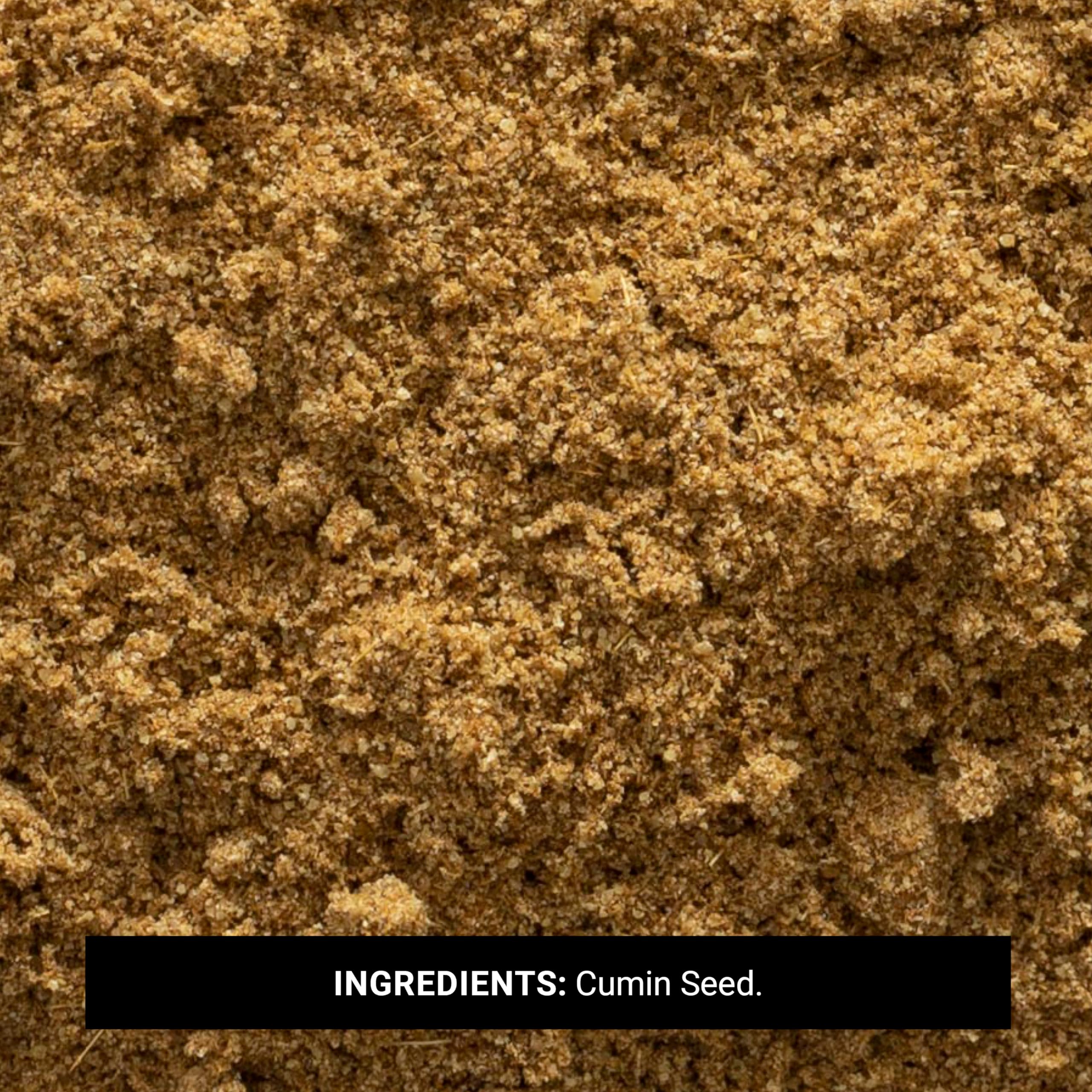 Frontier Co-op close-up of ground cumin powder highlighting rich color
