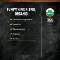 Frontier Co-op Everything Blend sprinkled on a bagel adds savory crunch and immediate flavor benefit
