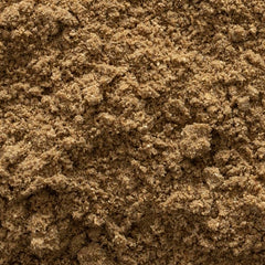 Frontier Co-op ground coriander spoon close-up highlights fine texture and easy seasoning