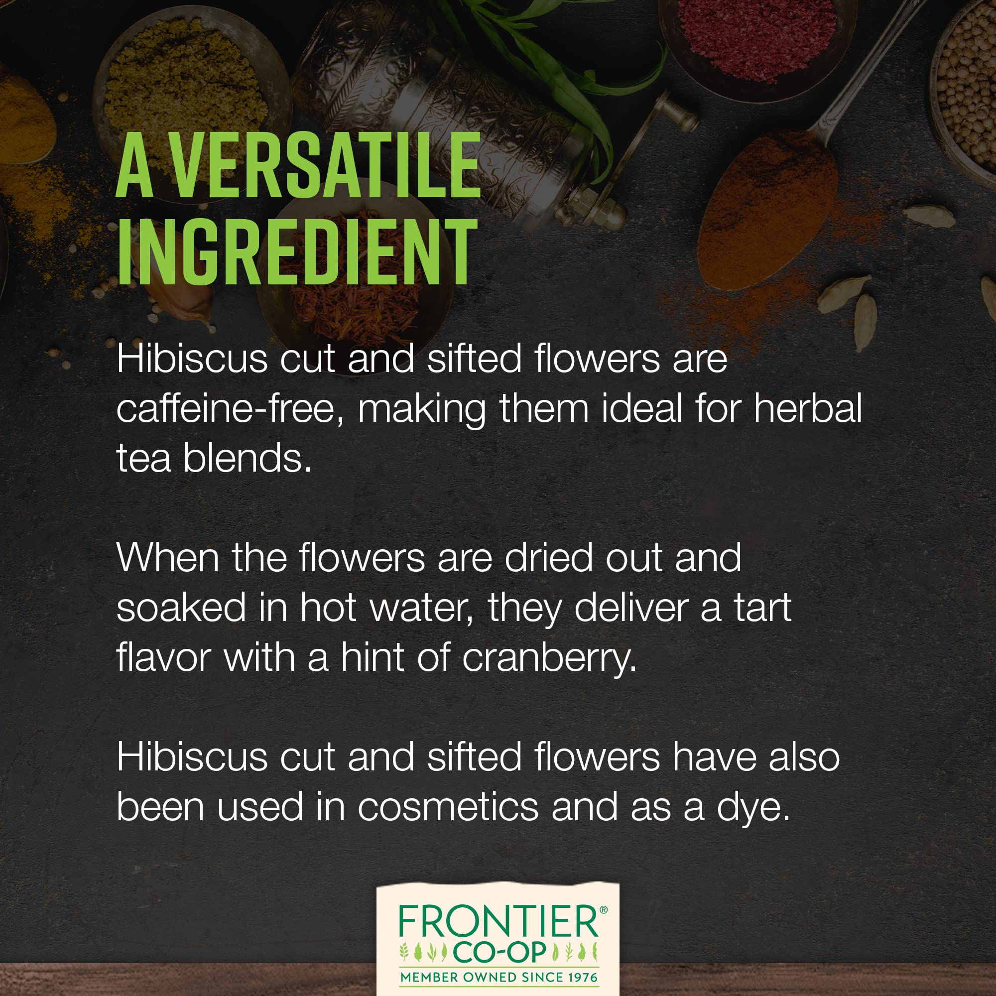Frontier Co-op hibiscus-infused syrup in jar illustrating bright color for recipes
