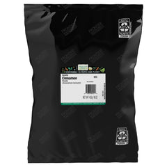 Frontier Co-op front packaging shows 1 lb cinnamon for pantry stocking