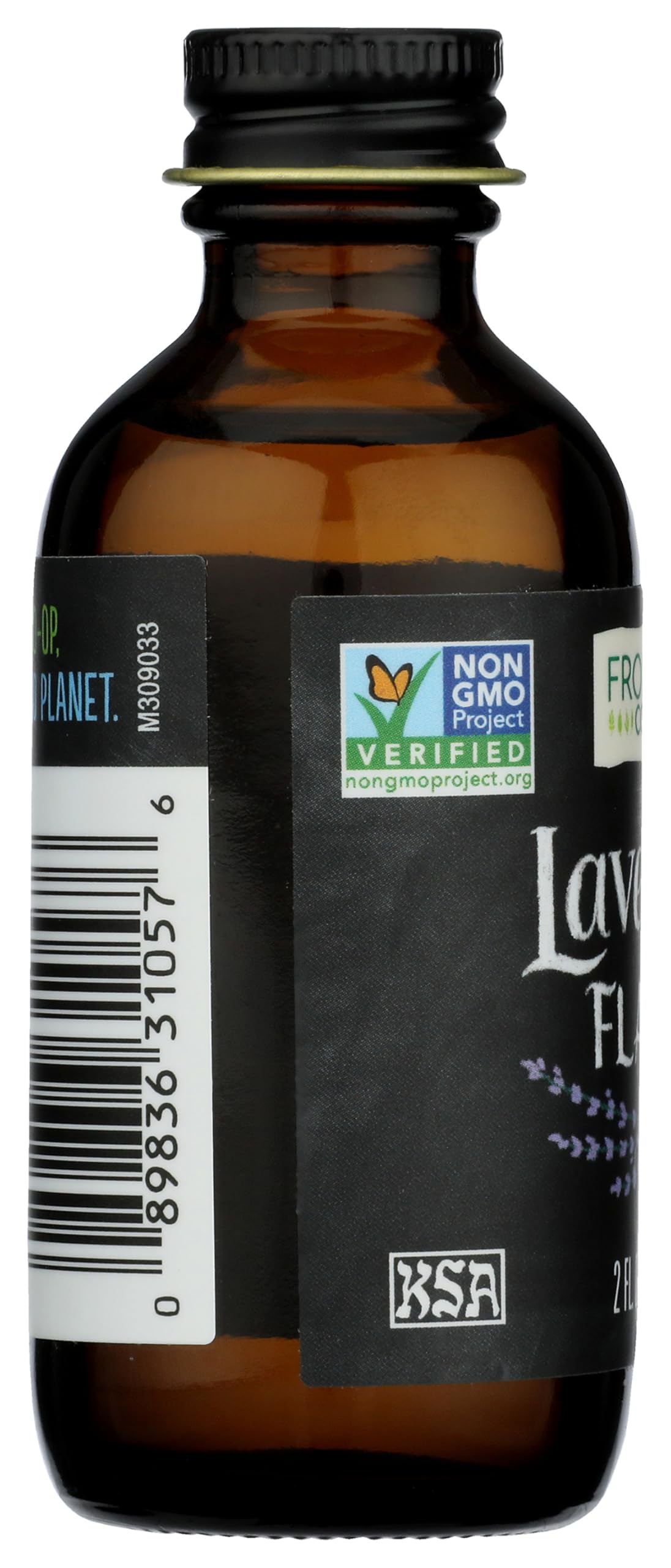Frontier Co-op lavender flavor measured dropper demonstrating precise dosing benefit