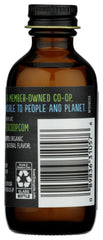Frontier Co-op lavender flavor label closeup highlighting product identity and use