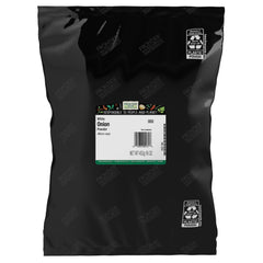 Frontier Co-op front bag showing 1 lb bulk onion powder for pantry convenience