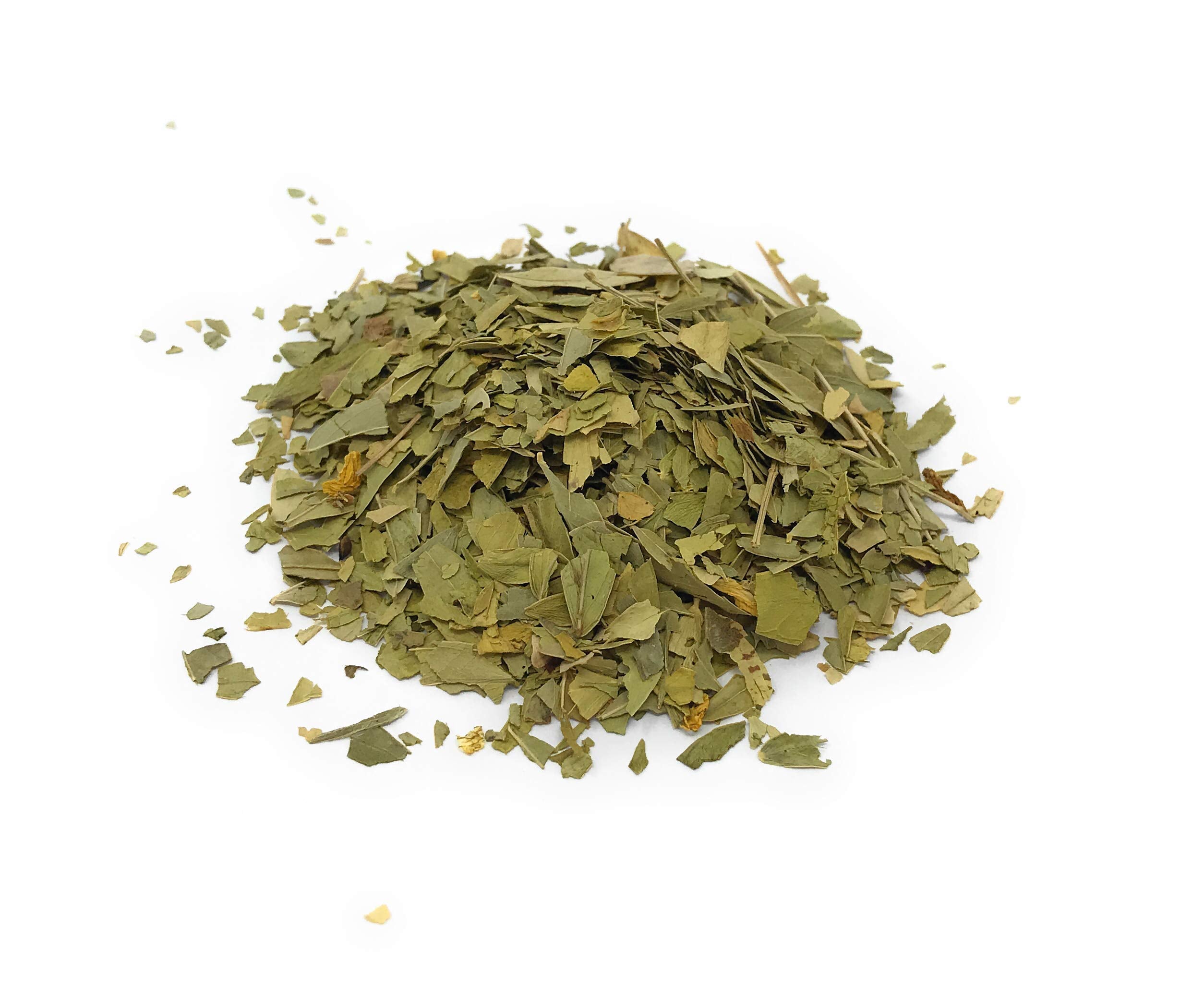 Frontier Co-op organic senna leaf front pack showing label and bulk one-pound value