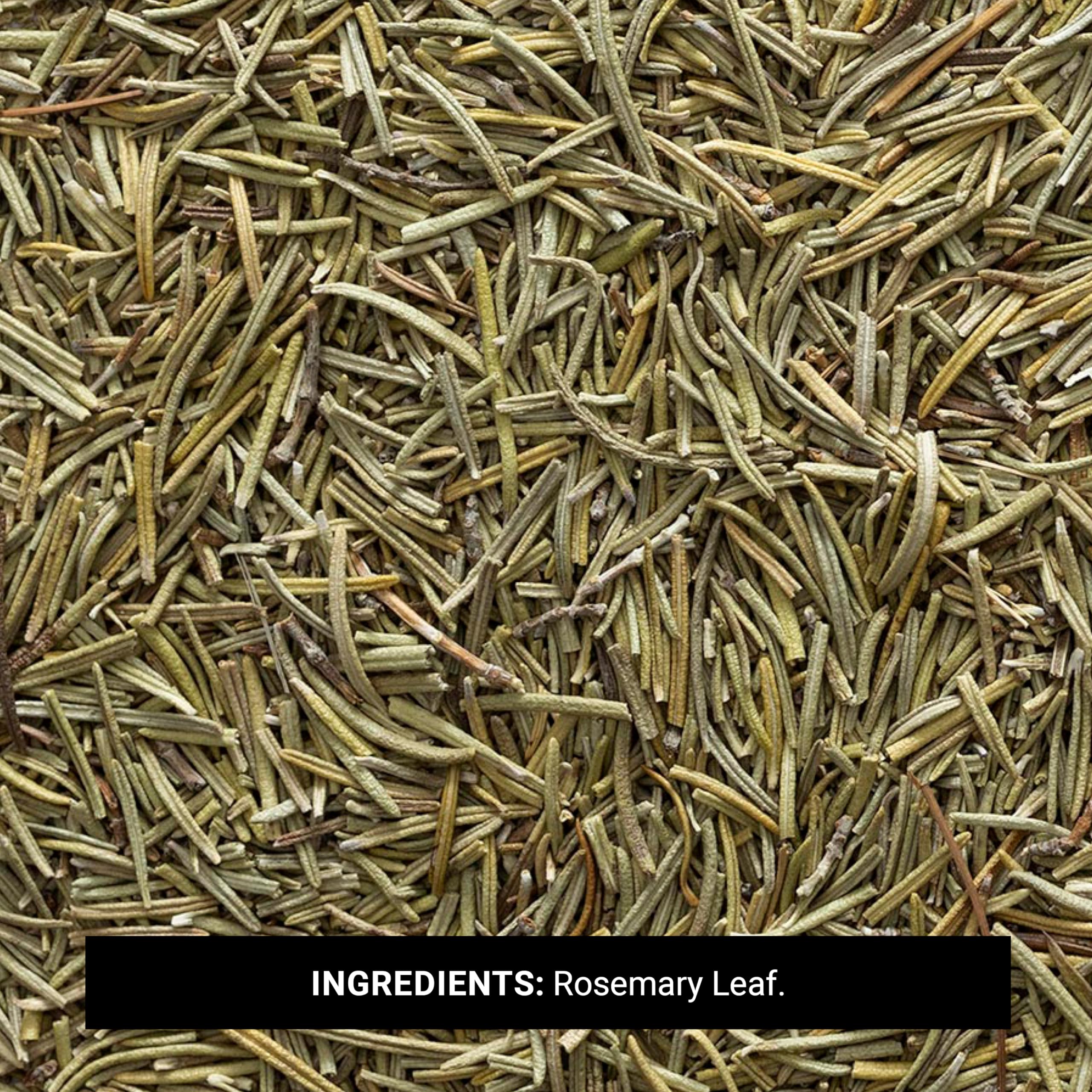 Frontier Co-op rosemary leaf close texture highlights whole leaves and concentrated aroma benefit