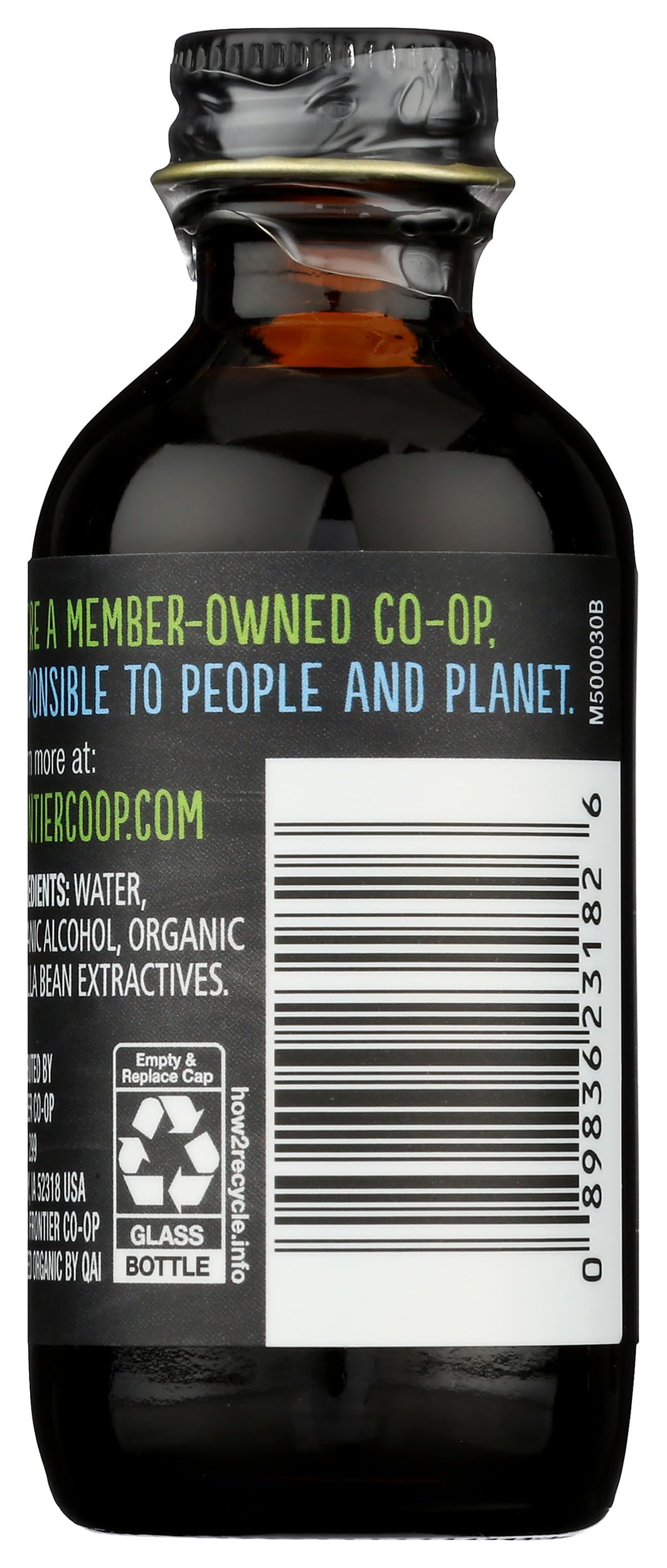 Frontier Co-op label close-up highlighting organic sourcing and ingredient clarity