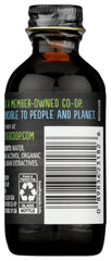 Frontier Co-op label close-up highlighting organic sourcing and ingredient clarity