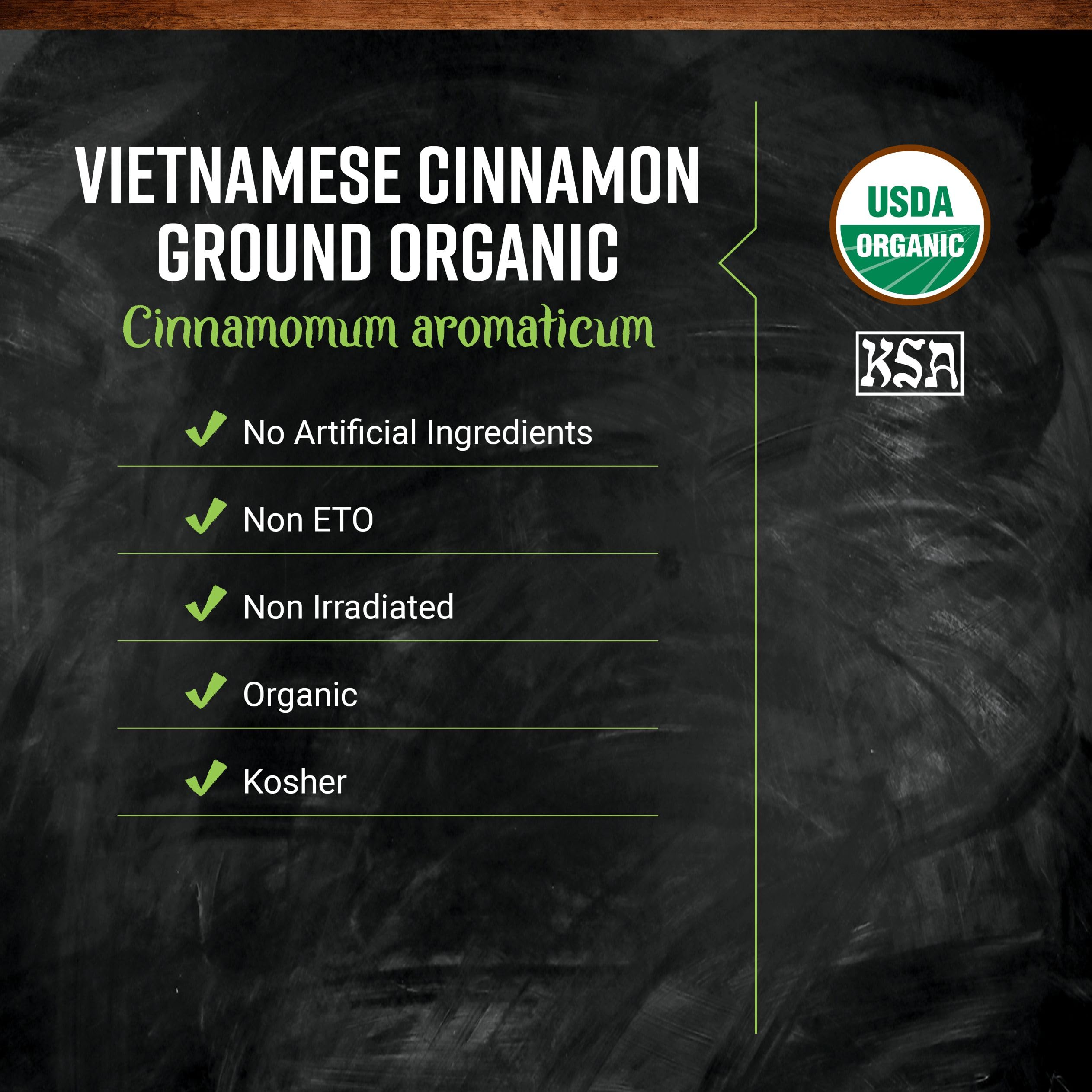 Close-up texture of Frontier Co-op Vietnamese ground cinnamon highlighting fine powder and intense aroma quality