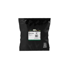 Frontier Co-op front bag showing 1-pound bulk mustard seed and eco packaging benefits