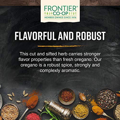 Frontier Co-op label closeup showing kosher certification and purity details