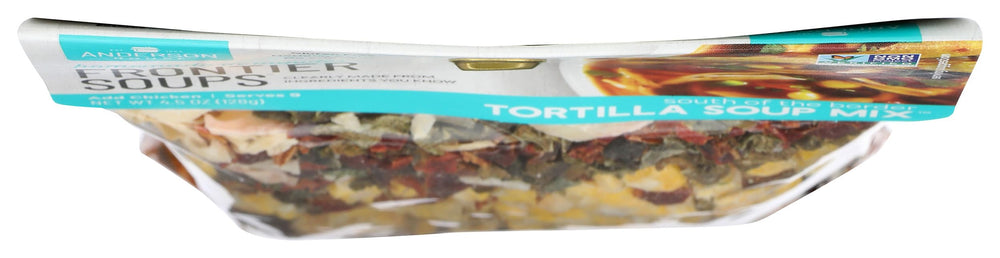 Frontier Soups finished tortilla-style soup in bowl highlighting ready-to-serve quality