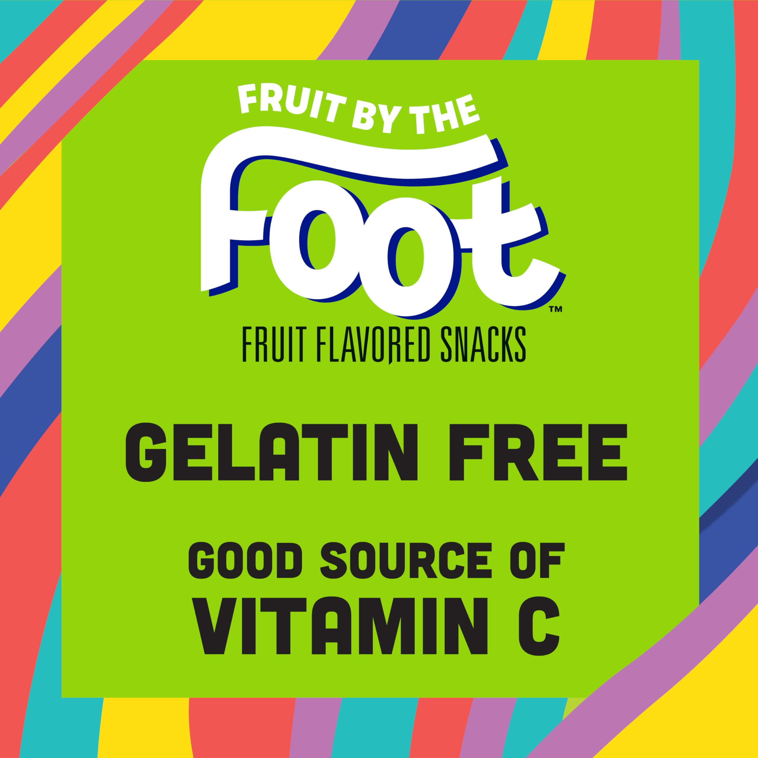Fruit by the Foot individual roll wrapper close-up highlighting portability and sealing