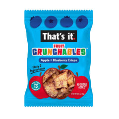 Close-up of Fruit Crunchables crisp texture highlighting brand crunch and real fruit taste