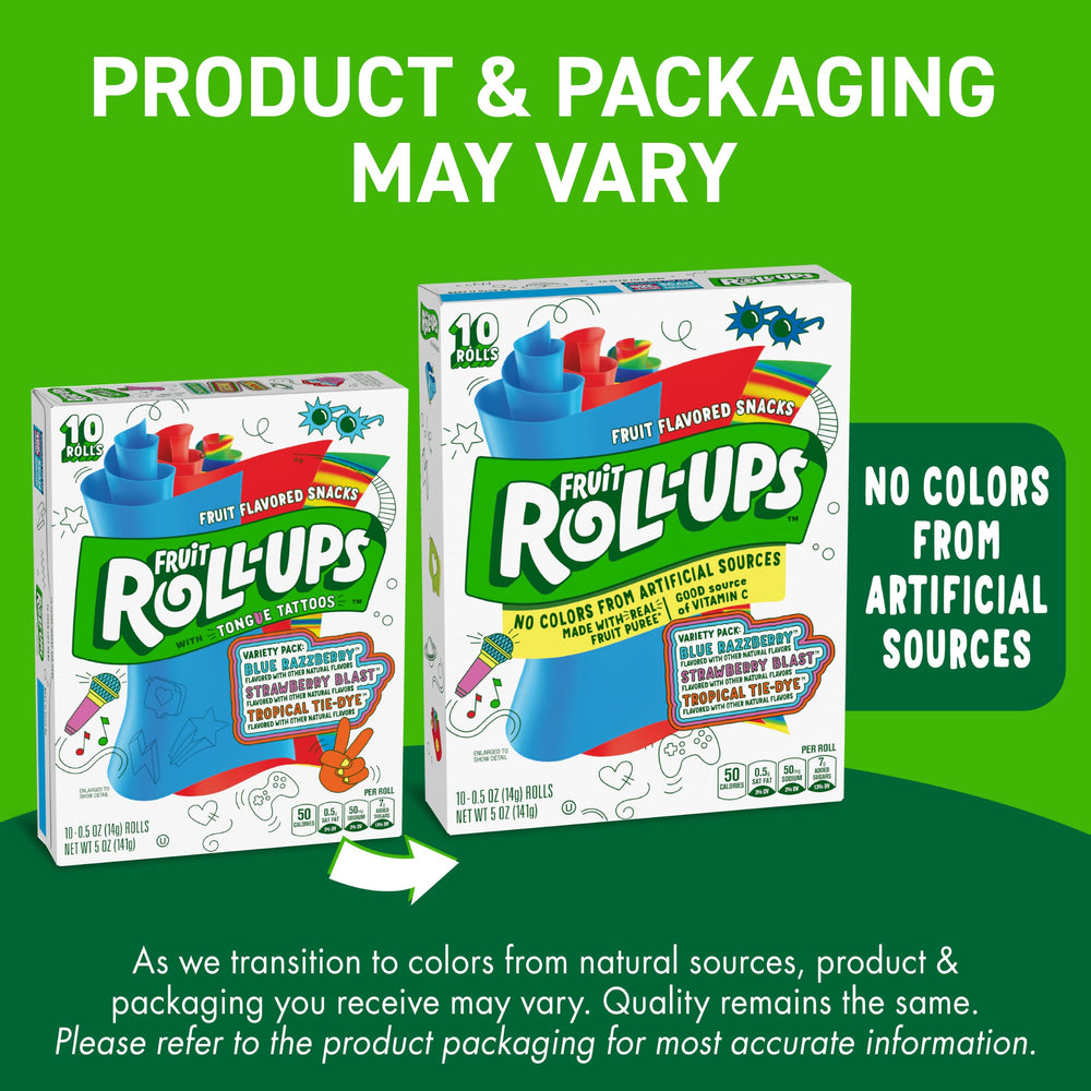 Fruit Roll-Ups individual rolled pouch ready to pack for lunches