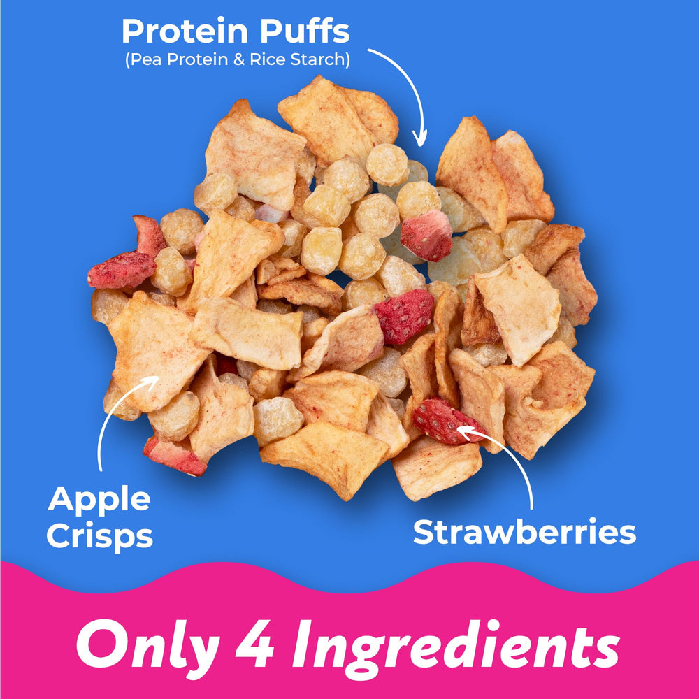 Fruitola spoon comparison showing portion size and on-the-go convenience