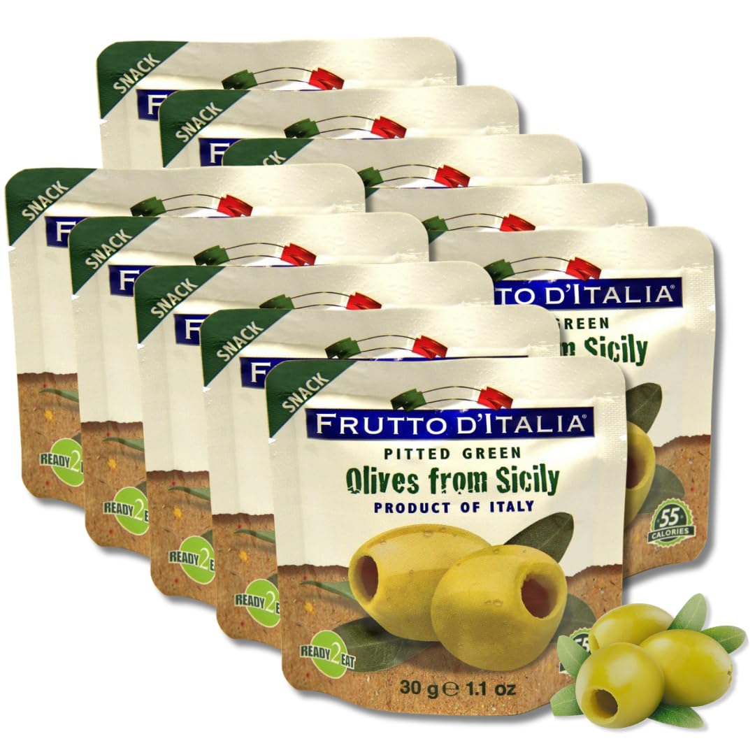 Frutto d'Italia front packaging showing 1.1 oz pouch and brand