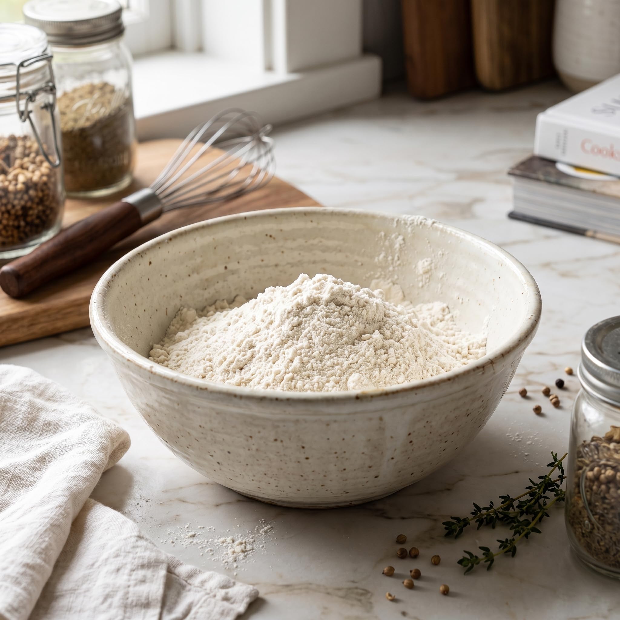 Fry Krisp powder close-up texture showing fine, uniform mix for reliable coating