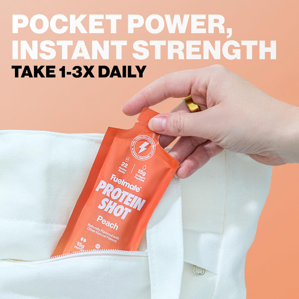 FUELMATE shot held in hand to show compact size and portability