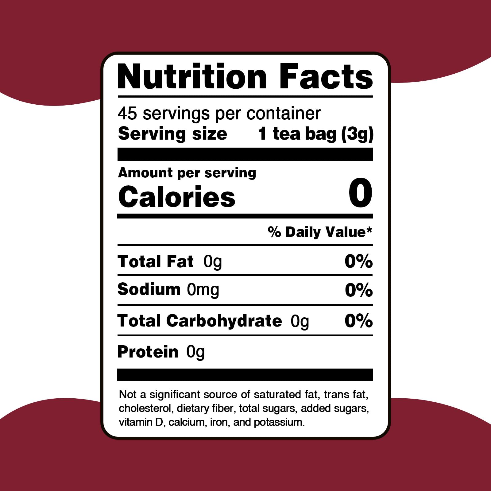 FullChea pouch held in hand showing 45-count scale and resealable convenience
