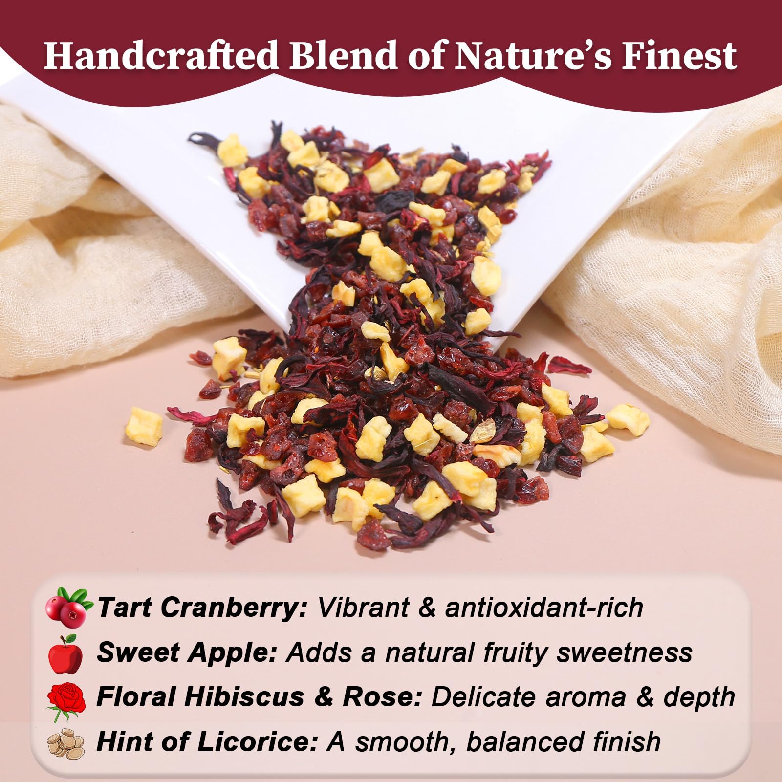 FullChea close-up of sealed glue-free tea bag materials, hygienic benefit
