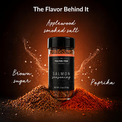 Fulton Fish Market spice mound highlighting color contrast and caramelizing potential