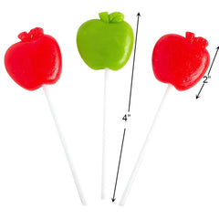 Fun Express close-up of apple-shaped sucker texture highlighting colorful detail