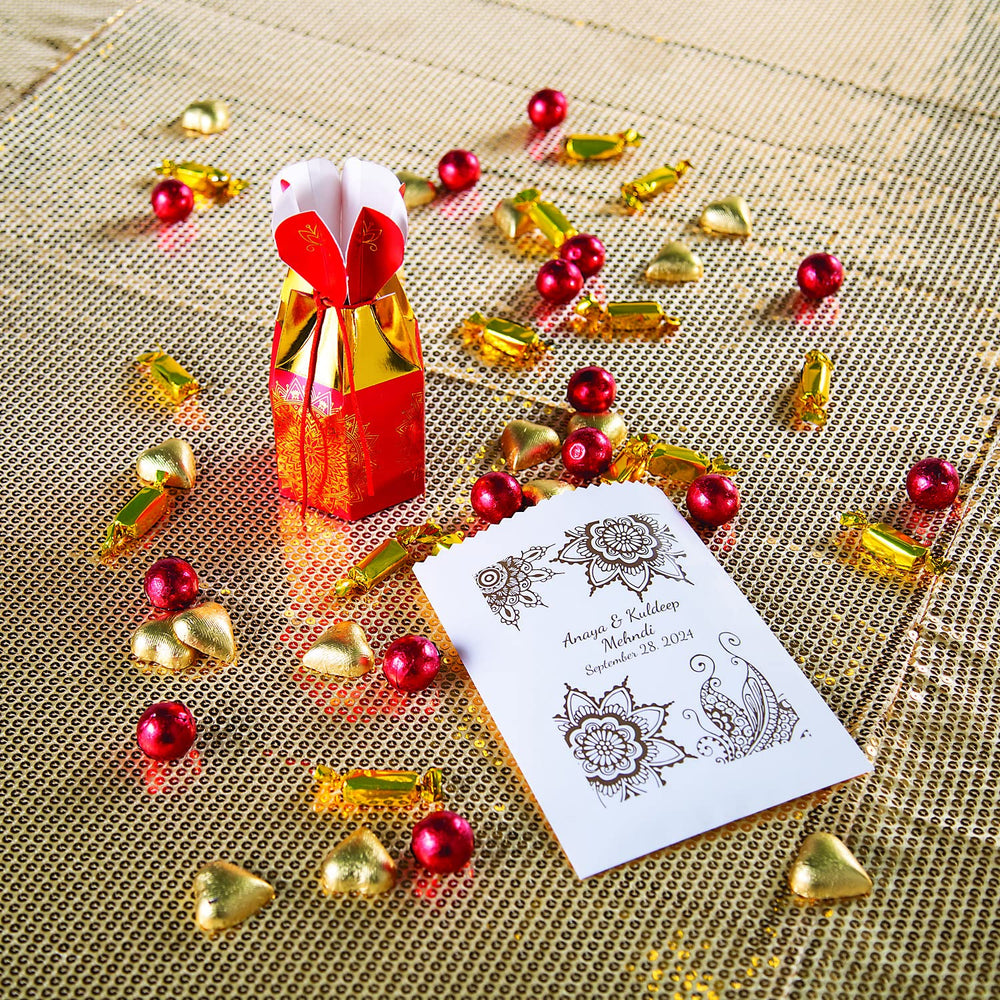Fun Express caramels arranged on candy buffet adding color and variety
