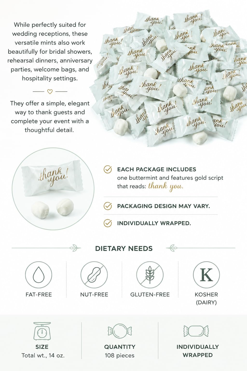 Fun Express mints on a hotel hospitality tray offering a tidy welcome amenity for guests