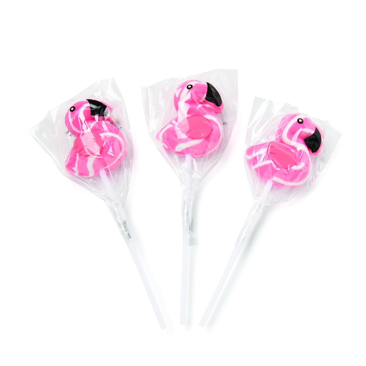 Fun Express close-up of pink swirl and flamingo detail, vibrant decorative appeal