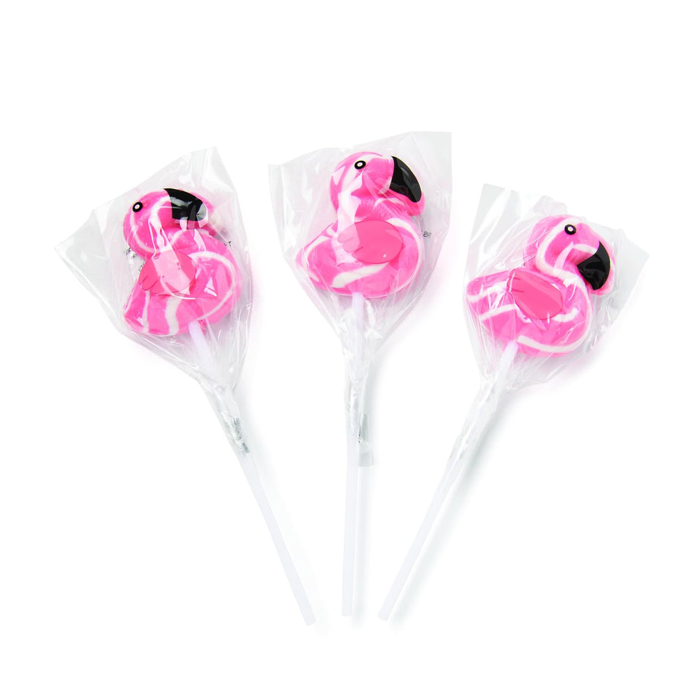 Fun Express close-up of pink swirl and flamingo detail, vibrant decorative appeal